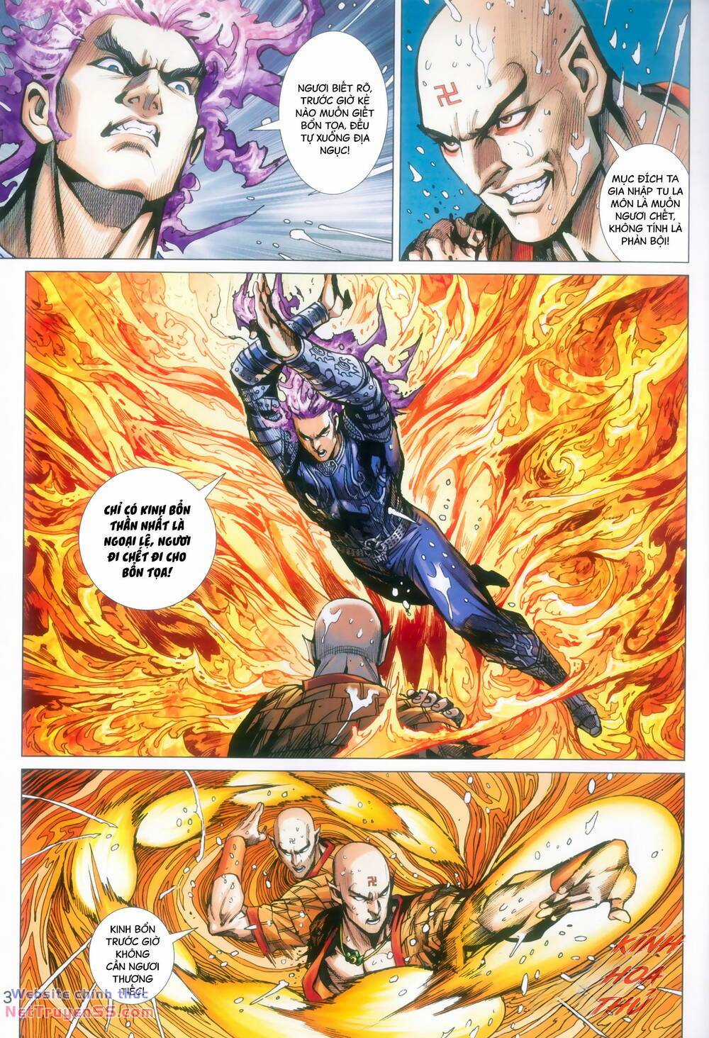 Long Hổ 5 Thế 3 Thế Cừu Chapter 107 trang 2