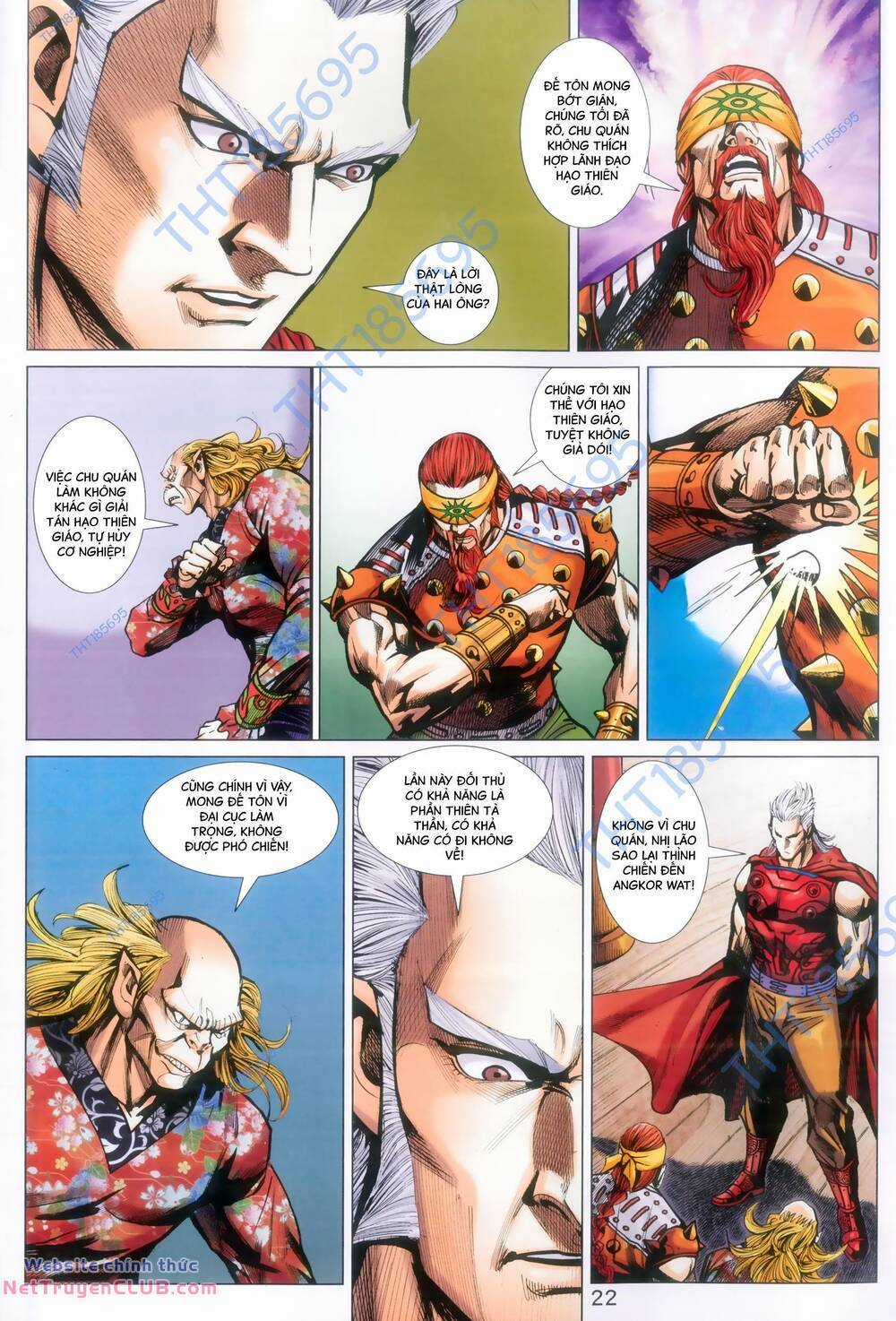 Long Hổ 5 Thế 3 Thế Cừu Chapter 107 trang 21