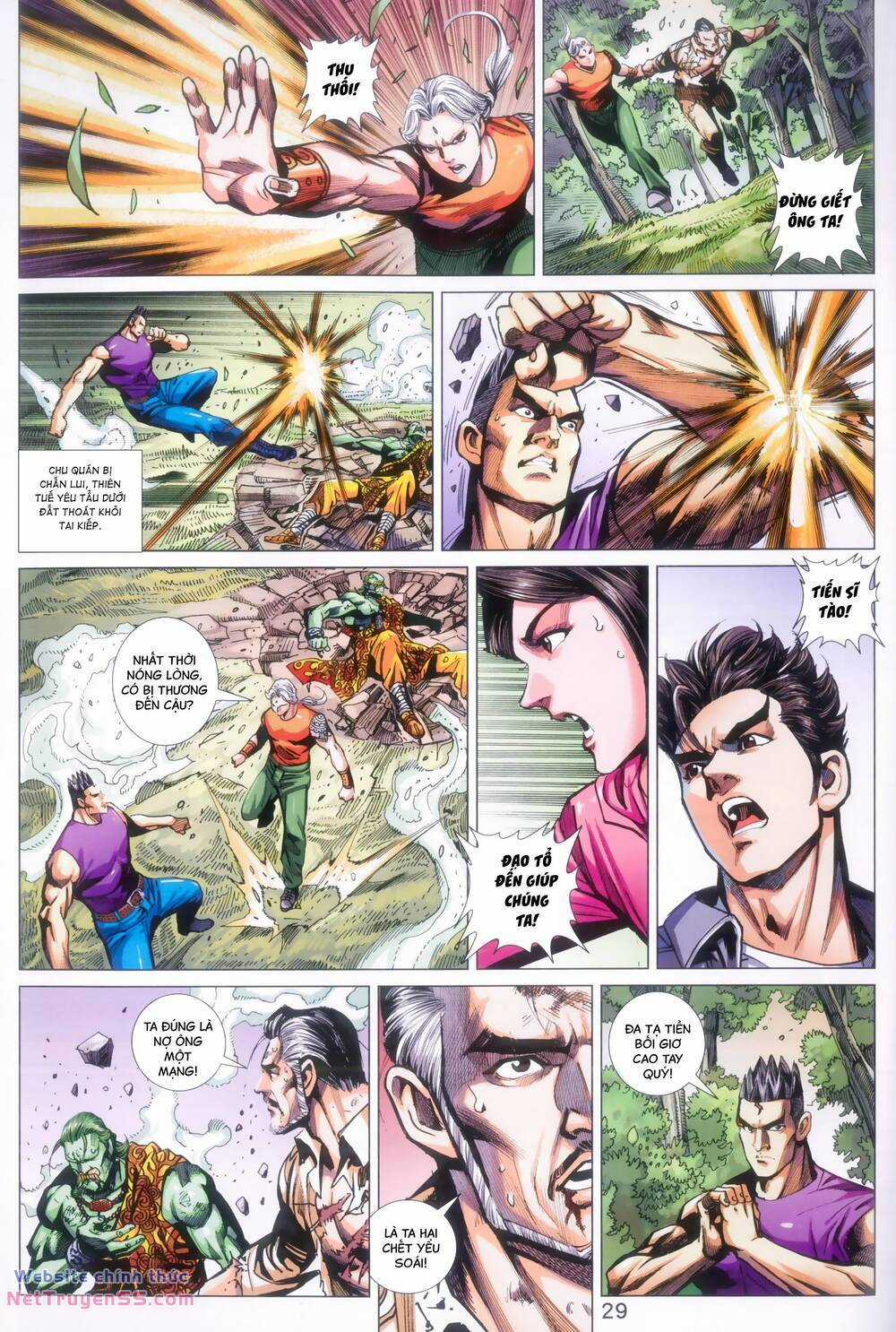 Long Hổ 5 Thế 3 Thế Cừu Chapter 107 trang 28