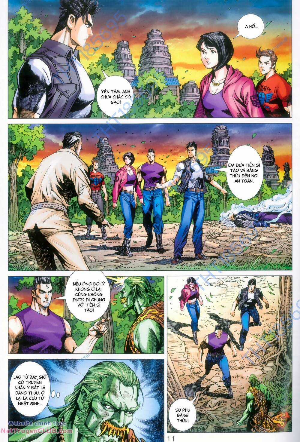 Long Hổ 5 Thế 3 Thế Cừu Chapter 108 trang 10