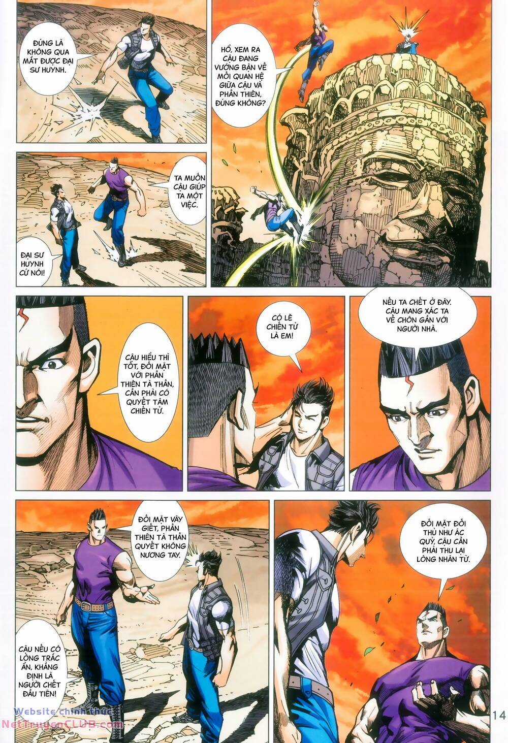 Long Hổ 5 Thế 3 Thế Cừu Chapter 108 trang 13
