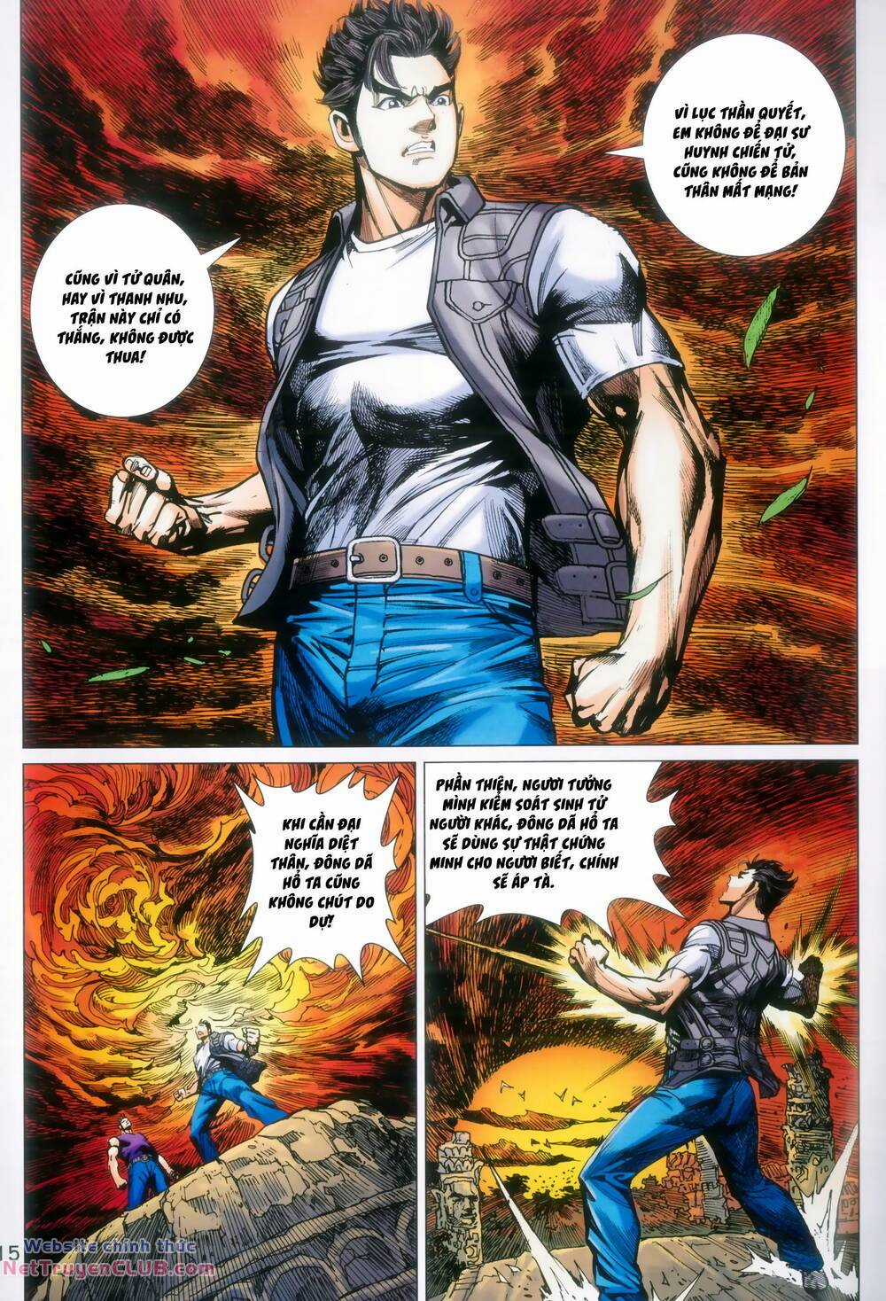 Long Hổ 5 Thế 3 Thế Cừu Chapter 108 trang 14