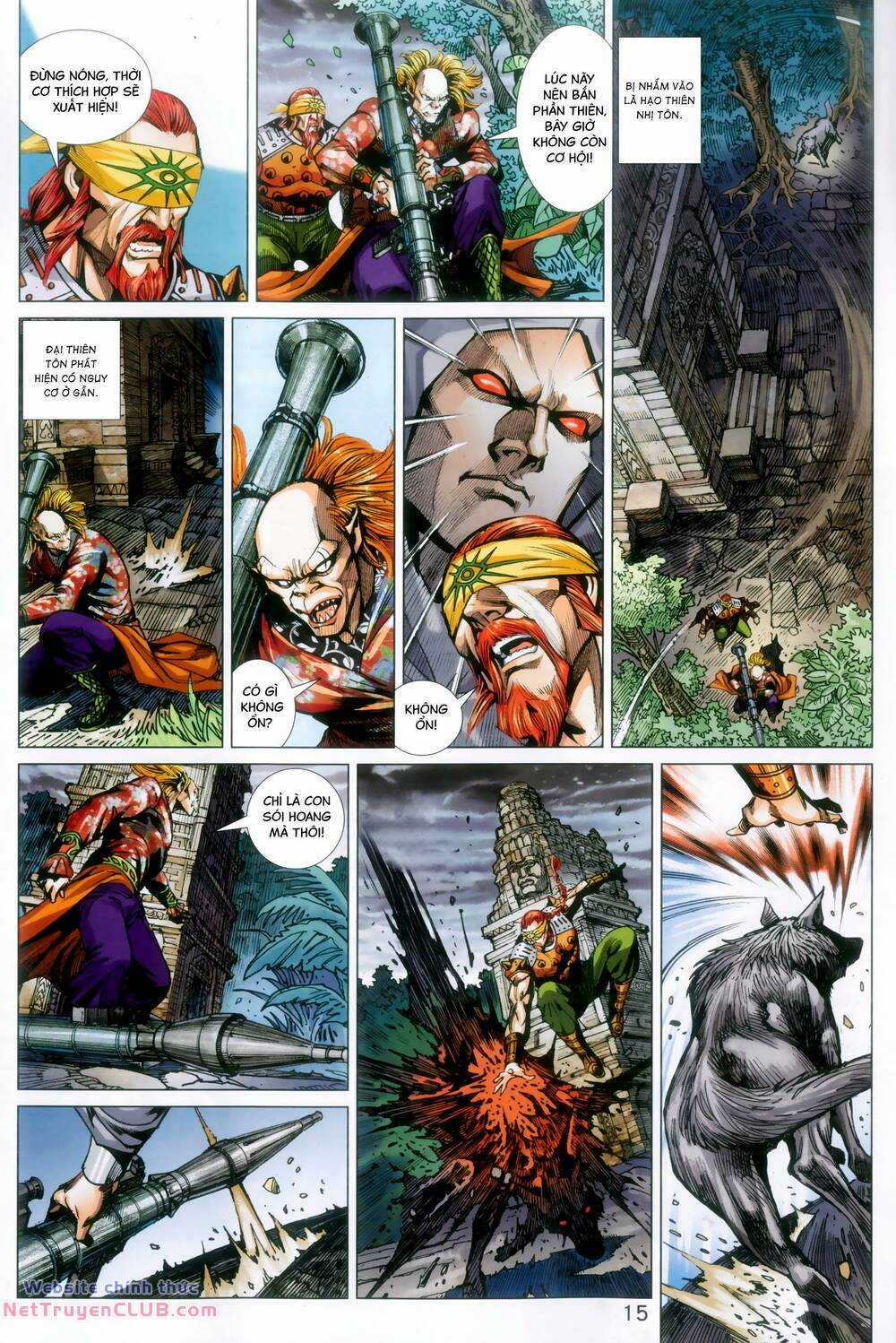 Long Hổ 5 Thế 3 Thế Cừu Chapter 109 trang 14