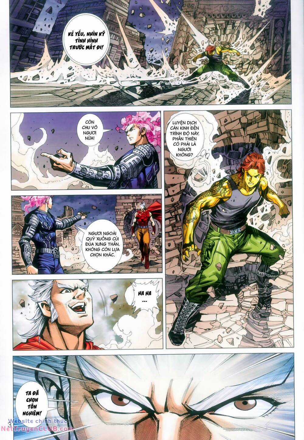 Long Hổ 5 Thế 3 Thế Cừu Chapter 109 trang 2