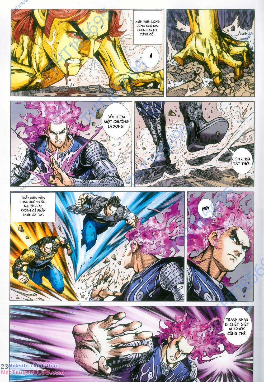 Long Hổ 5 Thế 3 Thế Cừu Chapter 109 trang 22