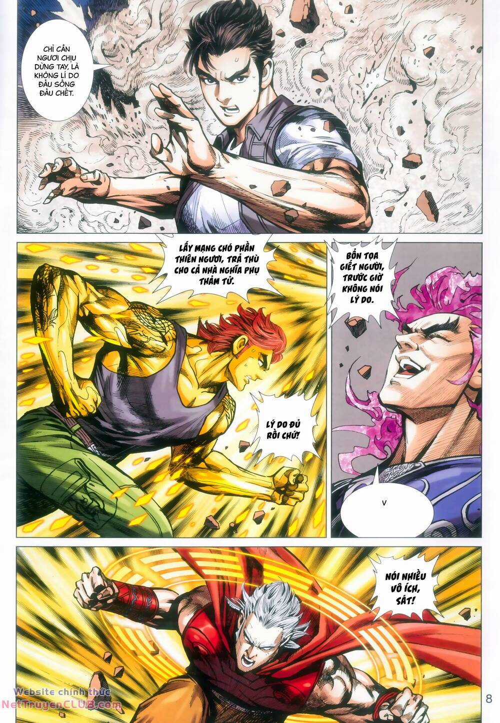 Long Hổ 5 Thế 3 Thế Cừu Chapter 109 trang 7