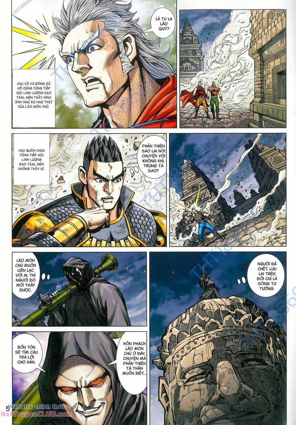 Long Hổ 5 Thế 3 Thế Cừu Chapter 110 trang 4