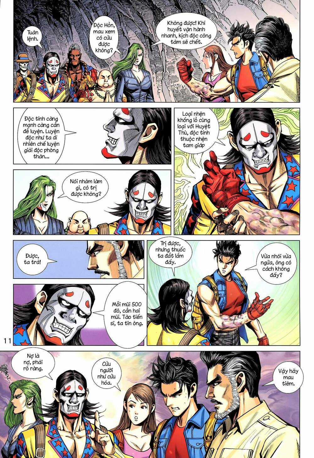 Long Hổ 5 Thế 3 Thế Cừu Chapter 13 trang 10