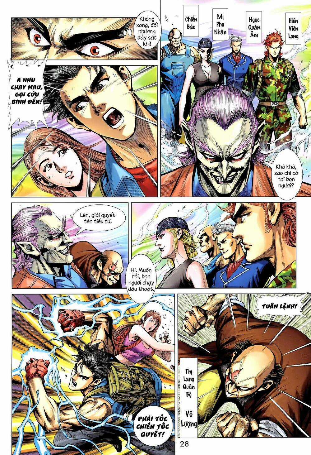 Long Hổ 5 Thế 3 Thế Cừu Chapter 14 trang 12