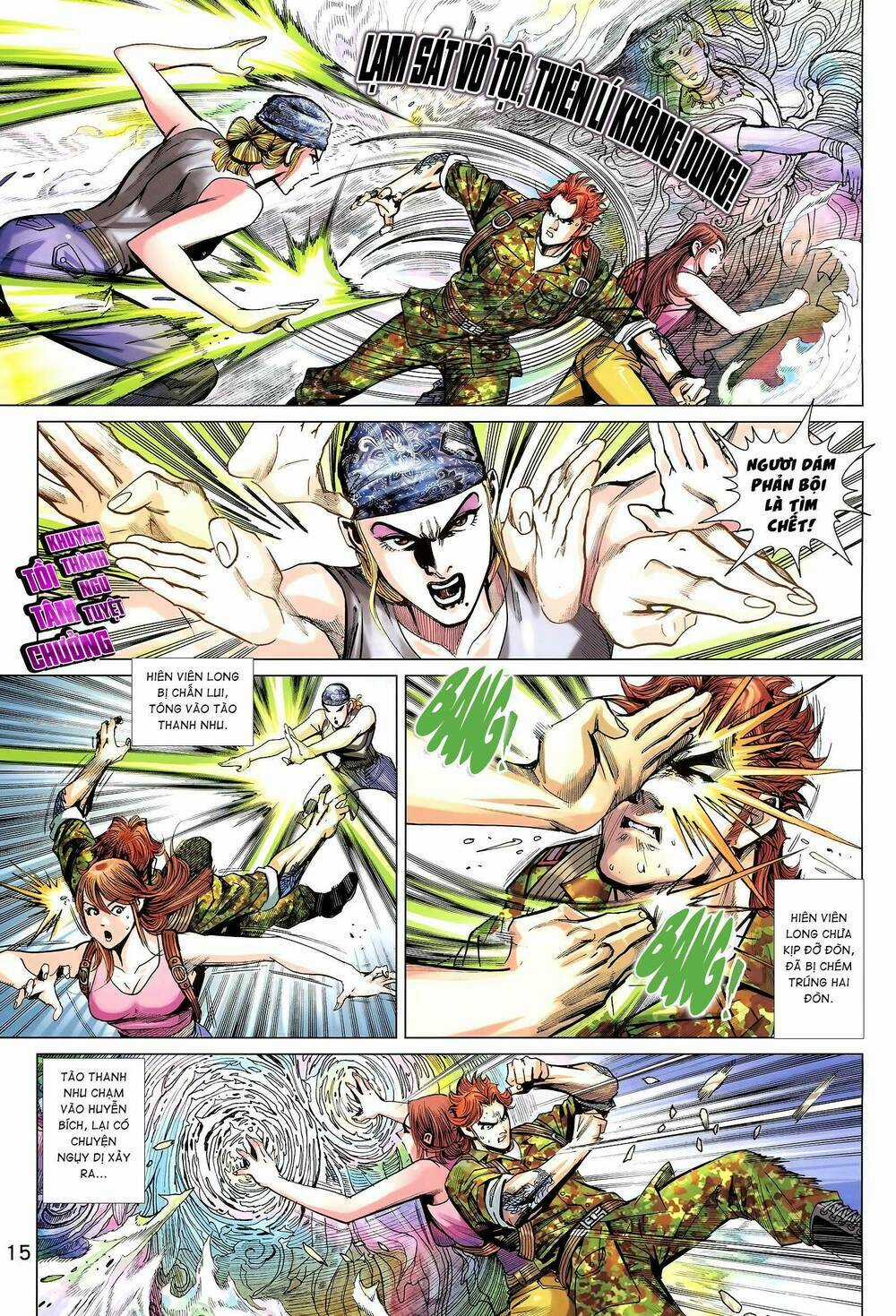 Long Hổ 5 Thế 3 Thế Cừu Chapter 15 trang 14