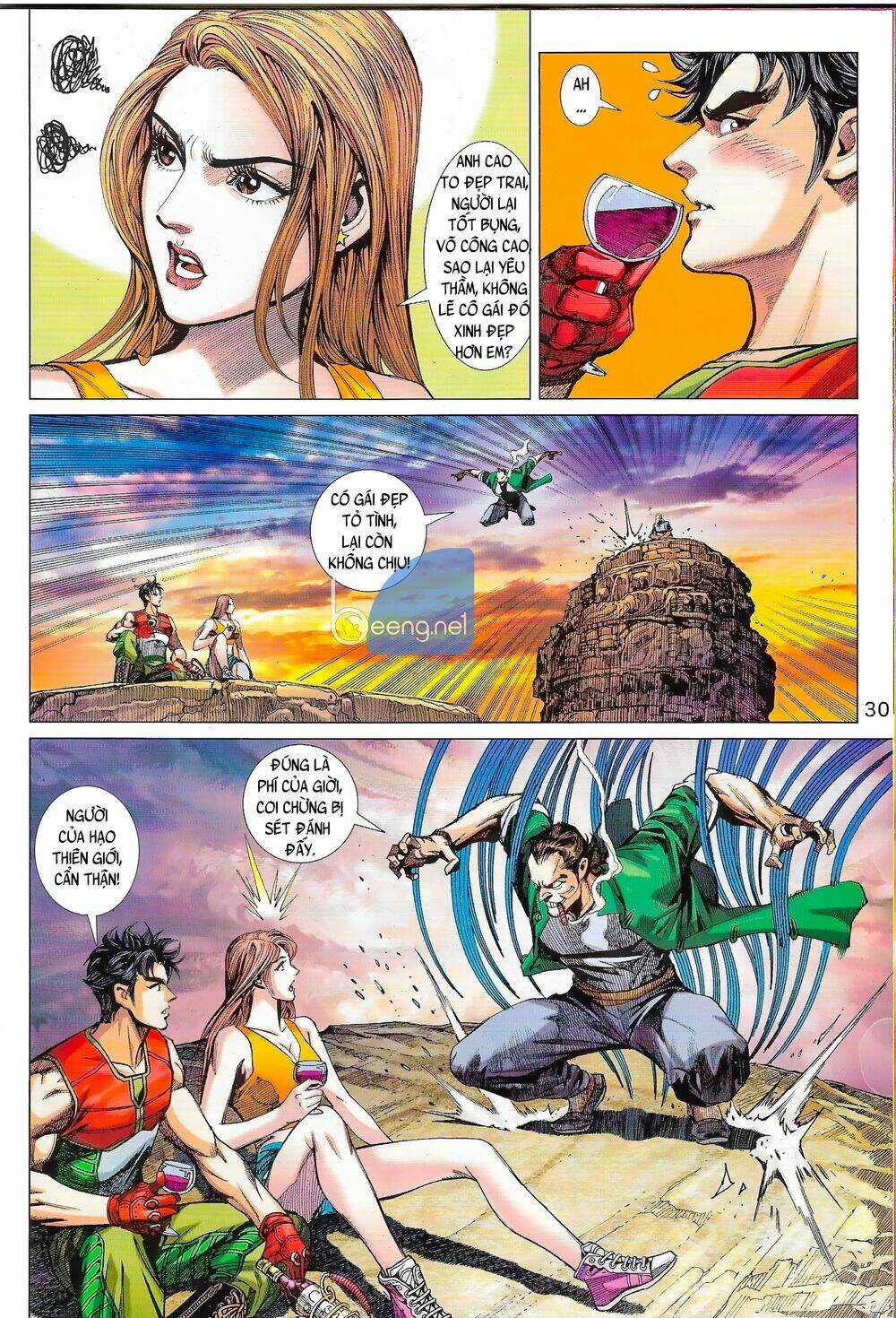 Long Hổ 5 Thế 3 Thế Cừu Chapter 2 trang 9