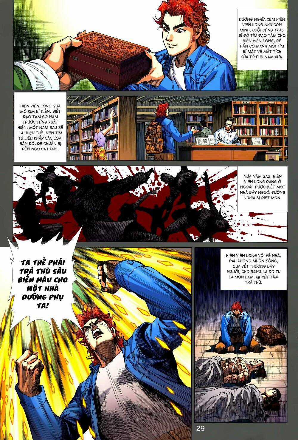 Long Hổ 5 Thế 3 Thế Cừu Chapter 6 trang 12