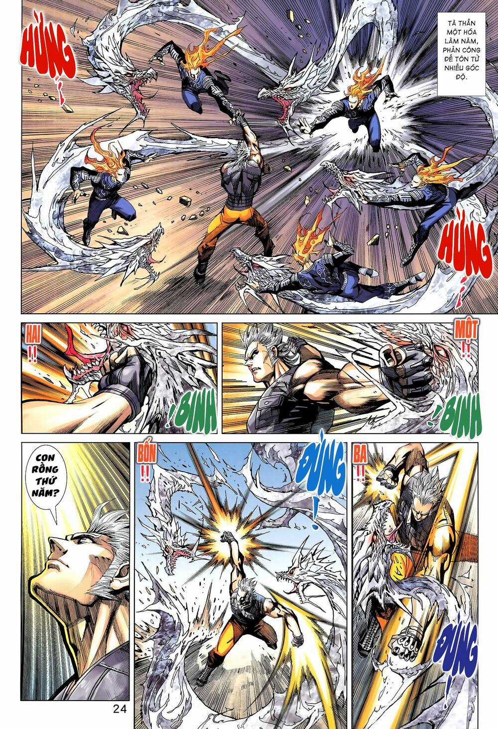 Long Hổ 5 Thế 3 Thế Cừu Chapter 77 trang 23