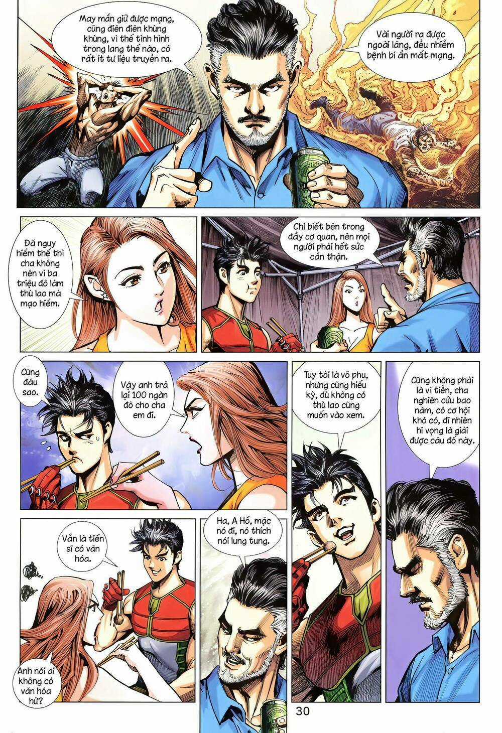 Long Hổ 5 Thế 3 Thế Cừu Chapter 8 trang 12