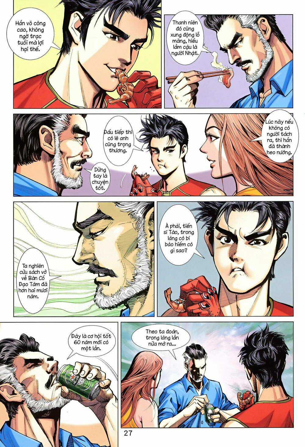 Long Hổ 5 Thế 3 Thế Cừu Chapter 8 trang 9