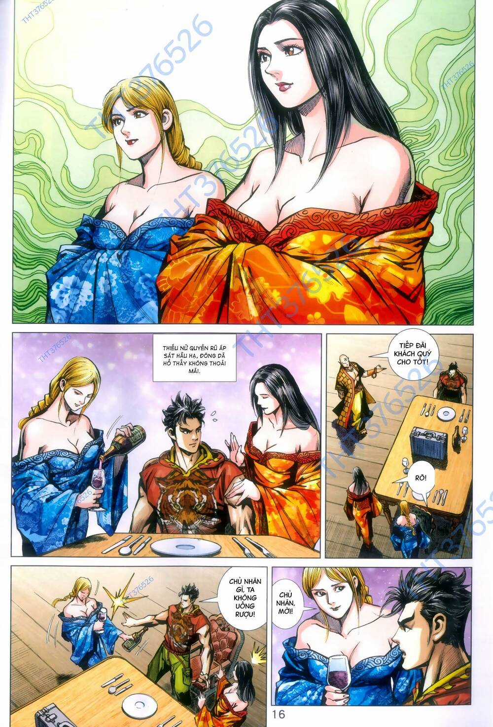 Long Hổ 5 Thế 3 Thế Cừu Chapter 85 trang 15