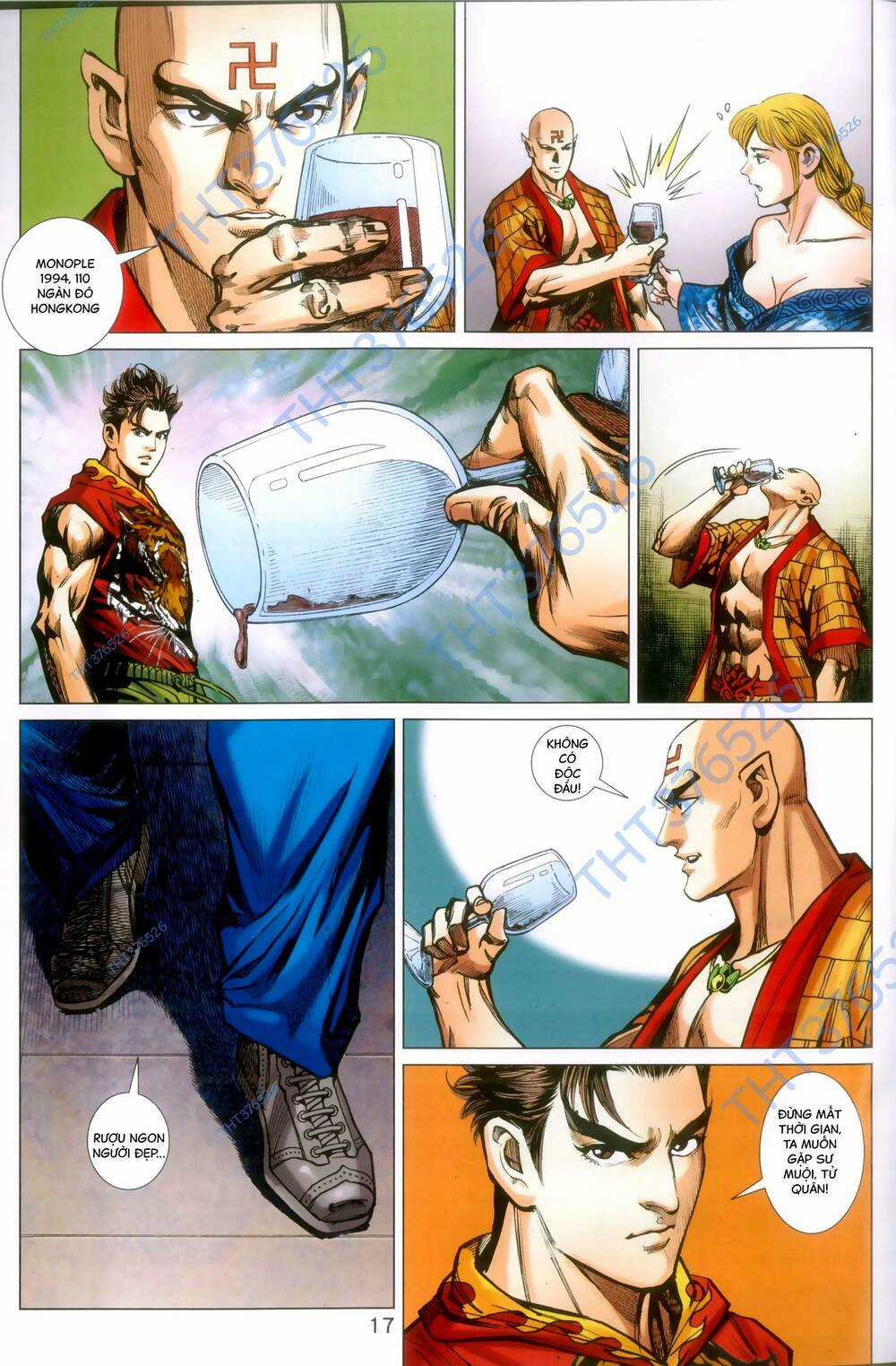 Long Hổ 5 Thế 3 Thế Cừu Chapter 85 trang 16