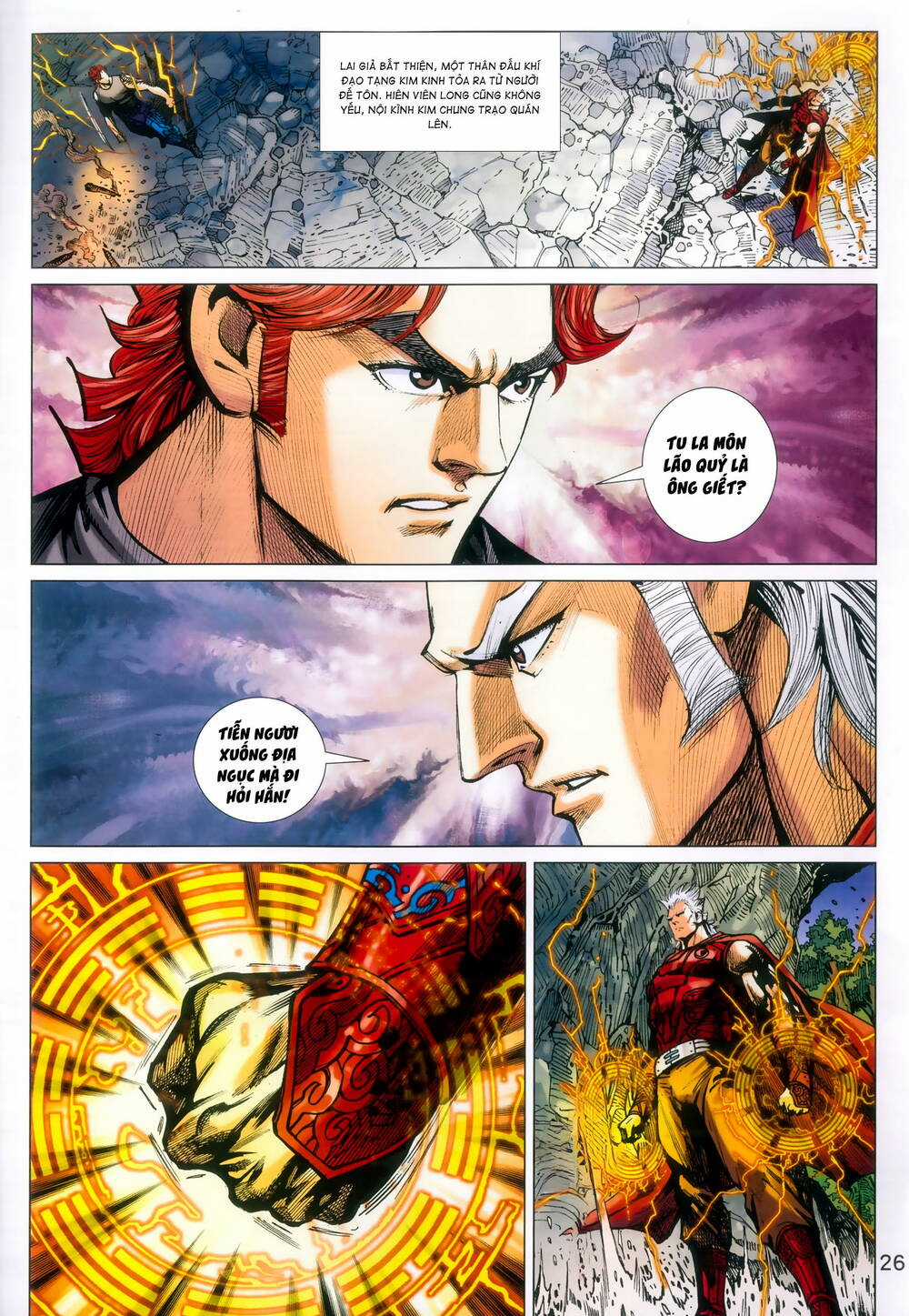 Long Hổ 5 Thế 3 Thế Cừu Chapter 86 trang 25