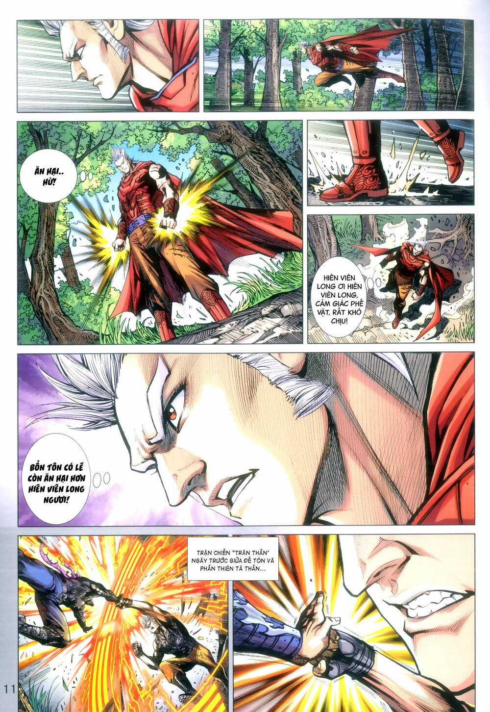 Long Hổ 5 Thế 3 Thế Cừu Chapter 87 trang 10