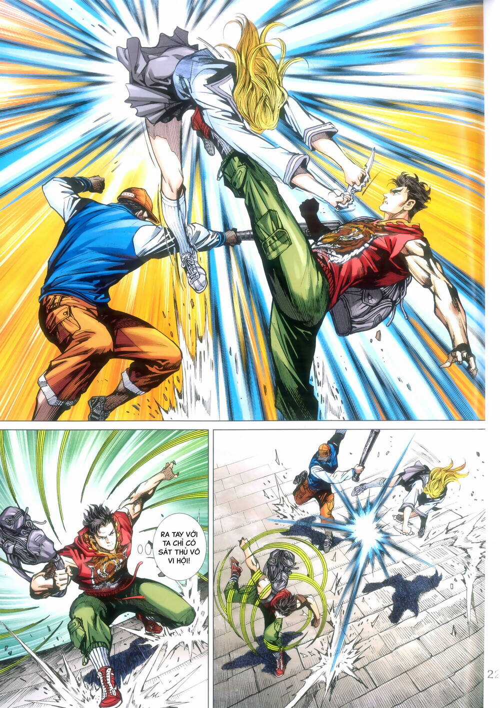 Long Hổ 5 Thế 3 Thế Cừu Chapter 87 trang 22