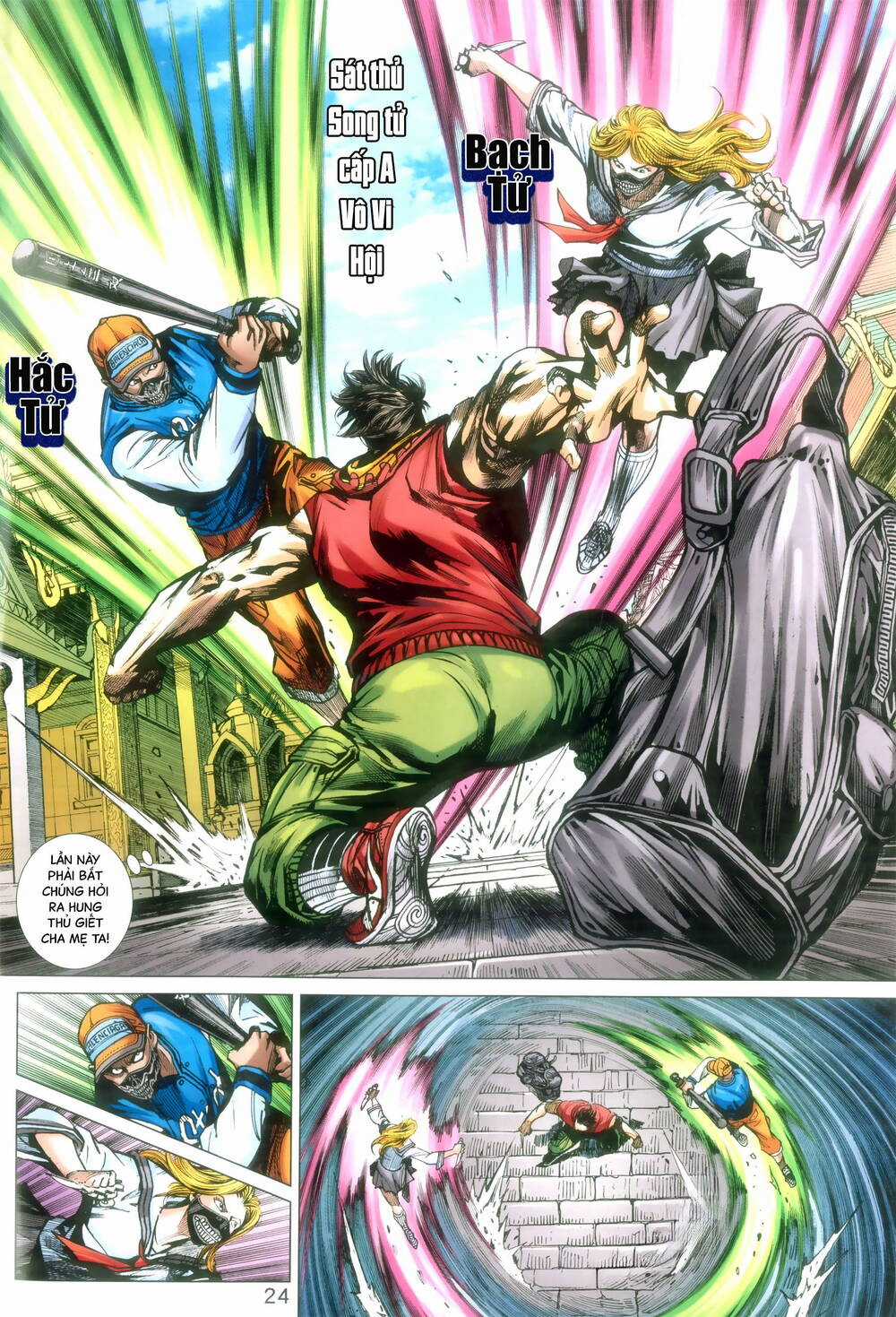 Long Hổ 5 Thế 3 Thế Cừu Chapter 87 trang 23