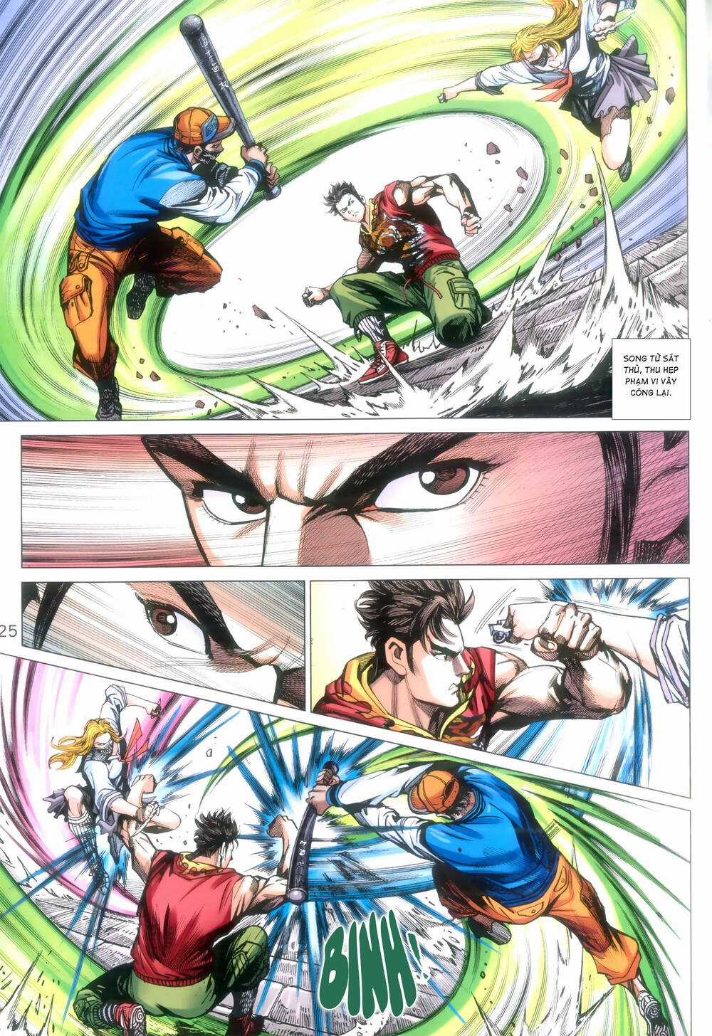 Long Hổ 5 Thế 3 Thế Cừu Chapter 87 trang 24