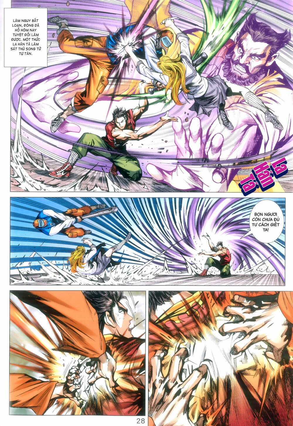 Long Hổ 5 Thế 3 Thế Cừu Chapter 87 trang 27