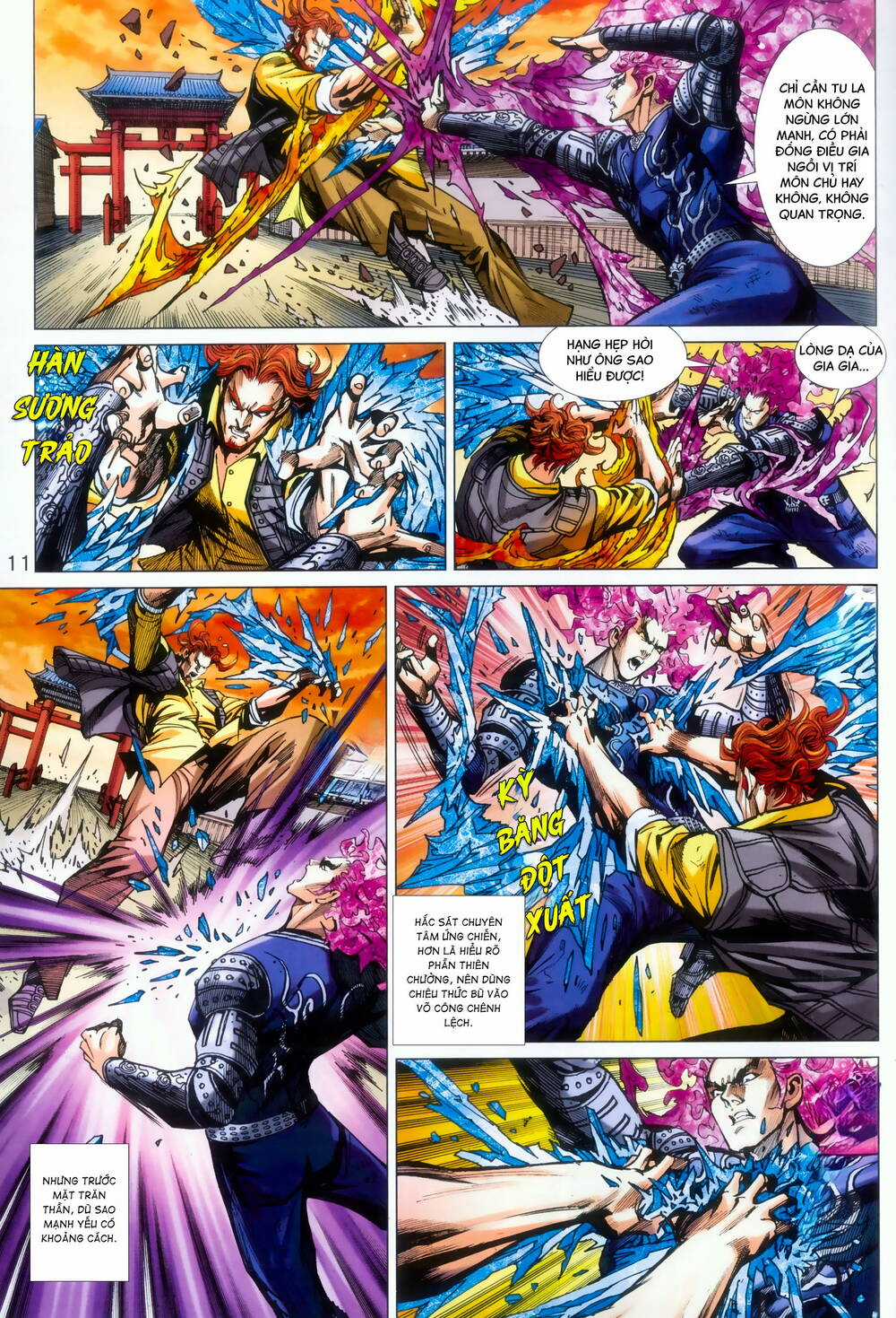 Long Hổ 5 Thế 3 Thế Cừu Chapter 91 trang 11