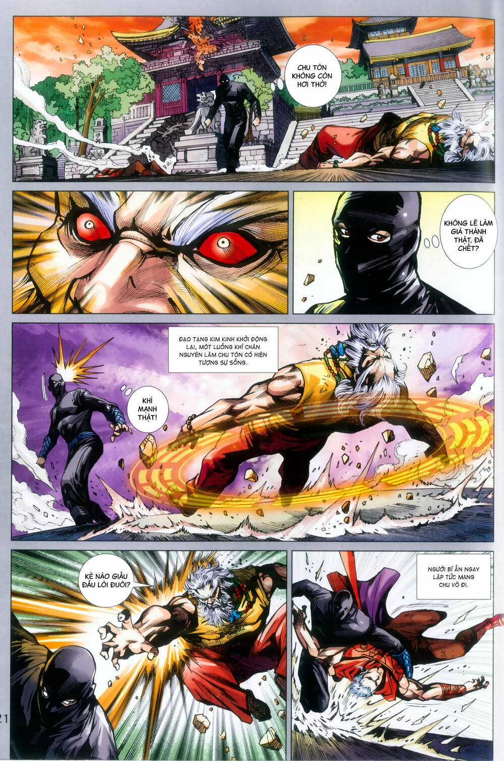 Long Hổ 5 Thế 3 Thế Cừu Chapter 91 trang 21