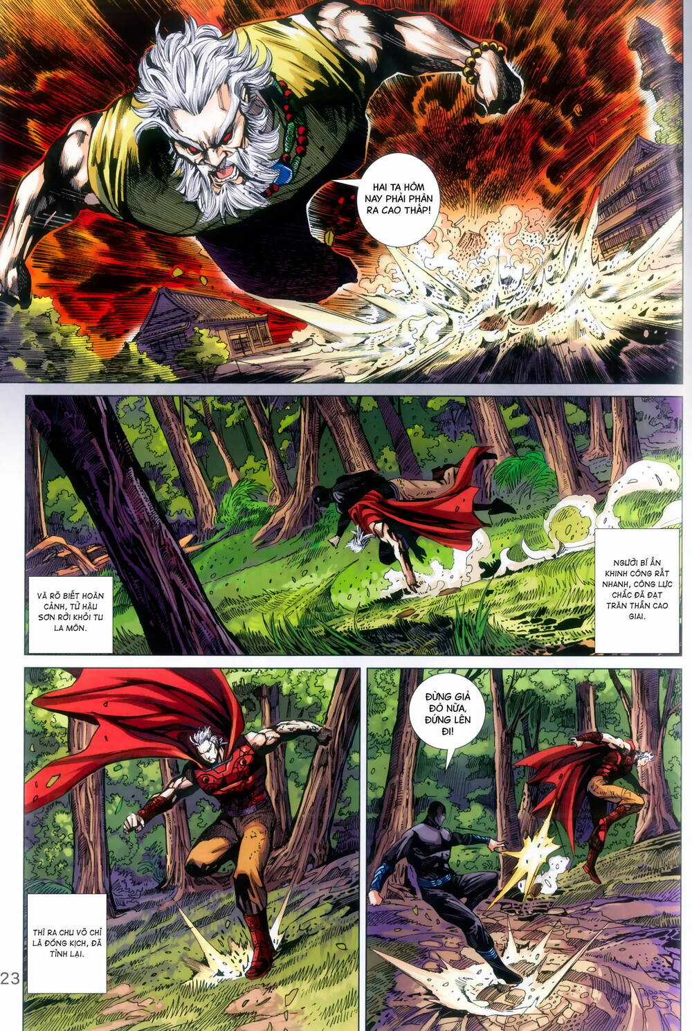 Long Hổ 5 Thế 3 Thế Cừu Chapter 91 trang 23