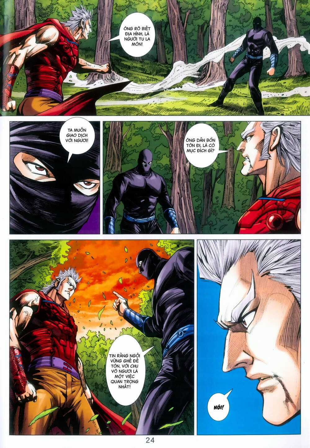 Long Hổ 5 Thế 3 Thế Cừu Chapter 91 trang 24