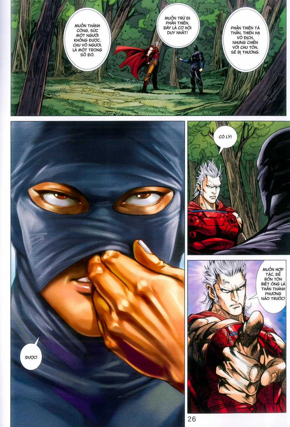 Long Hổ 5 Thế 3 Thế Cừu Chapter 91 trang 26