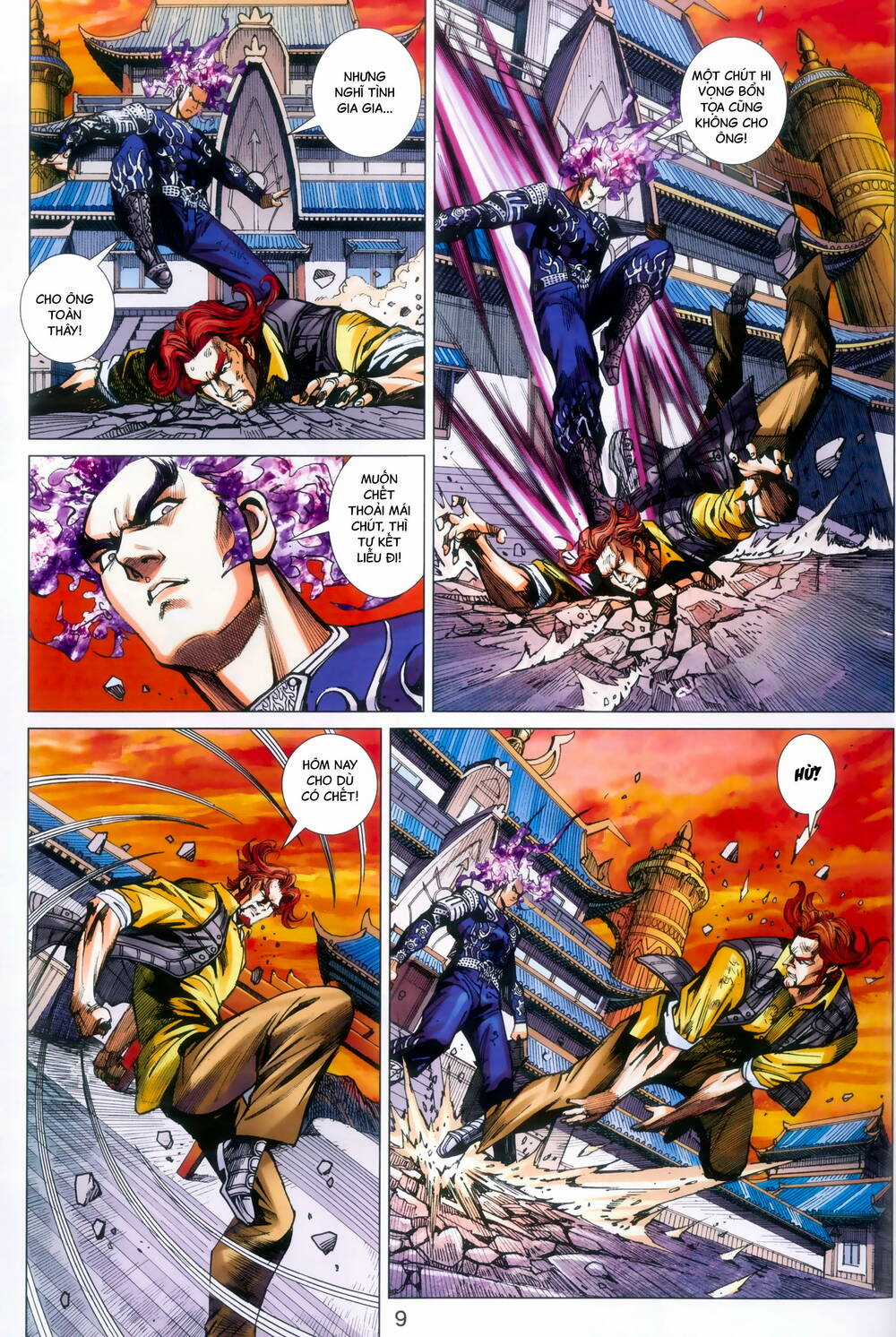 Long Hổ 5 Thế 3 Thế Cừu Chapter 91 trang 9