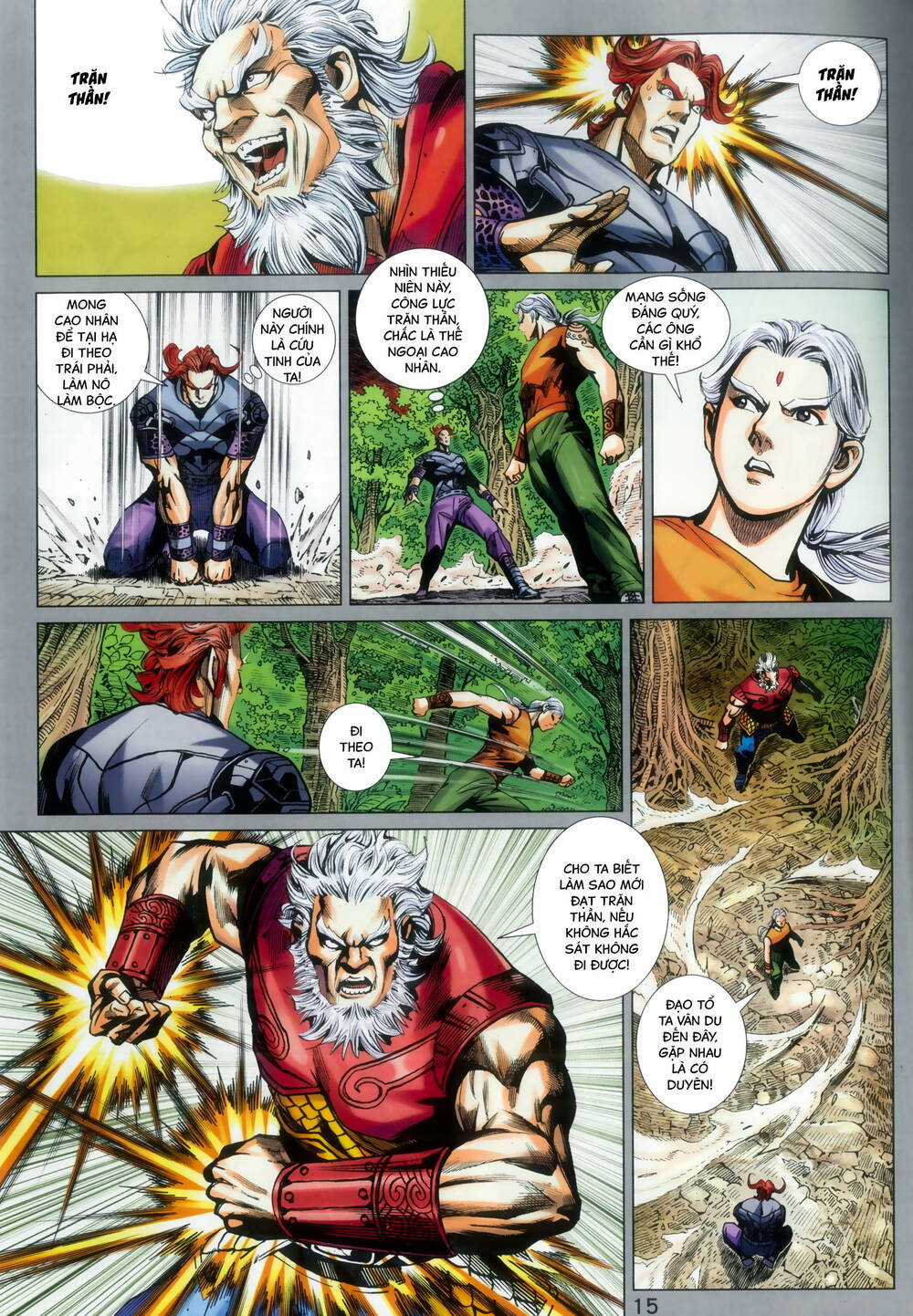 Long Hổ 5 Thế 3 Thế Cừu Chapter 92 trang 14