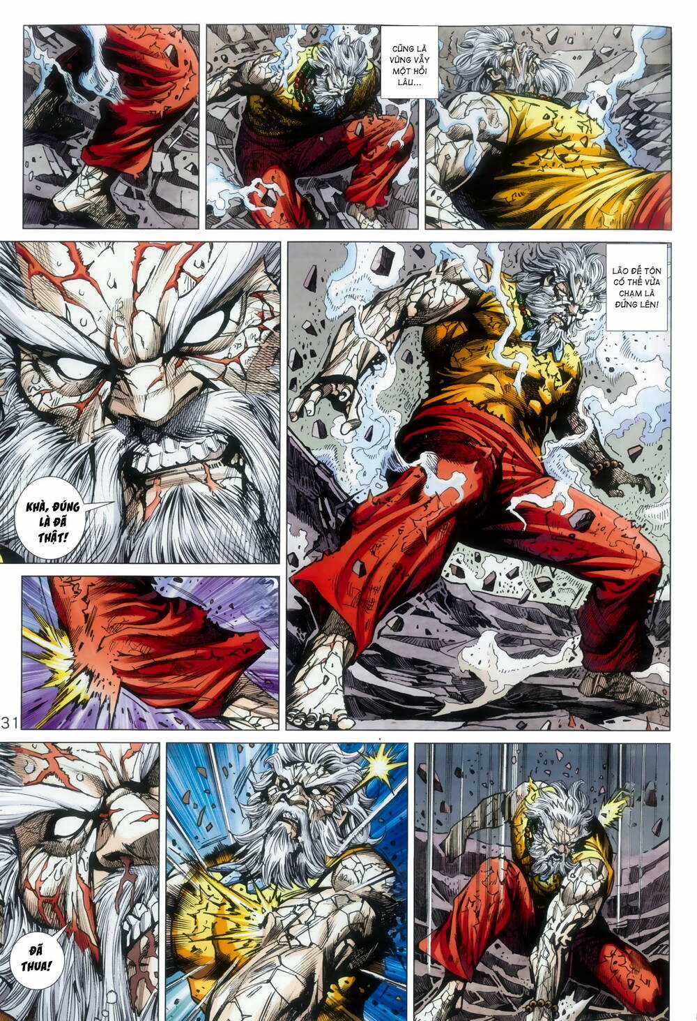 Long Hổ 5 Thế 3 Thế Cừu Chapter 92 trang 30