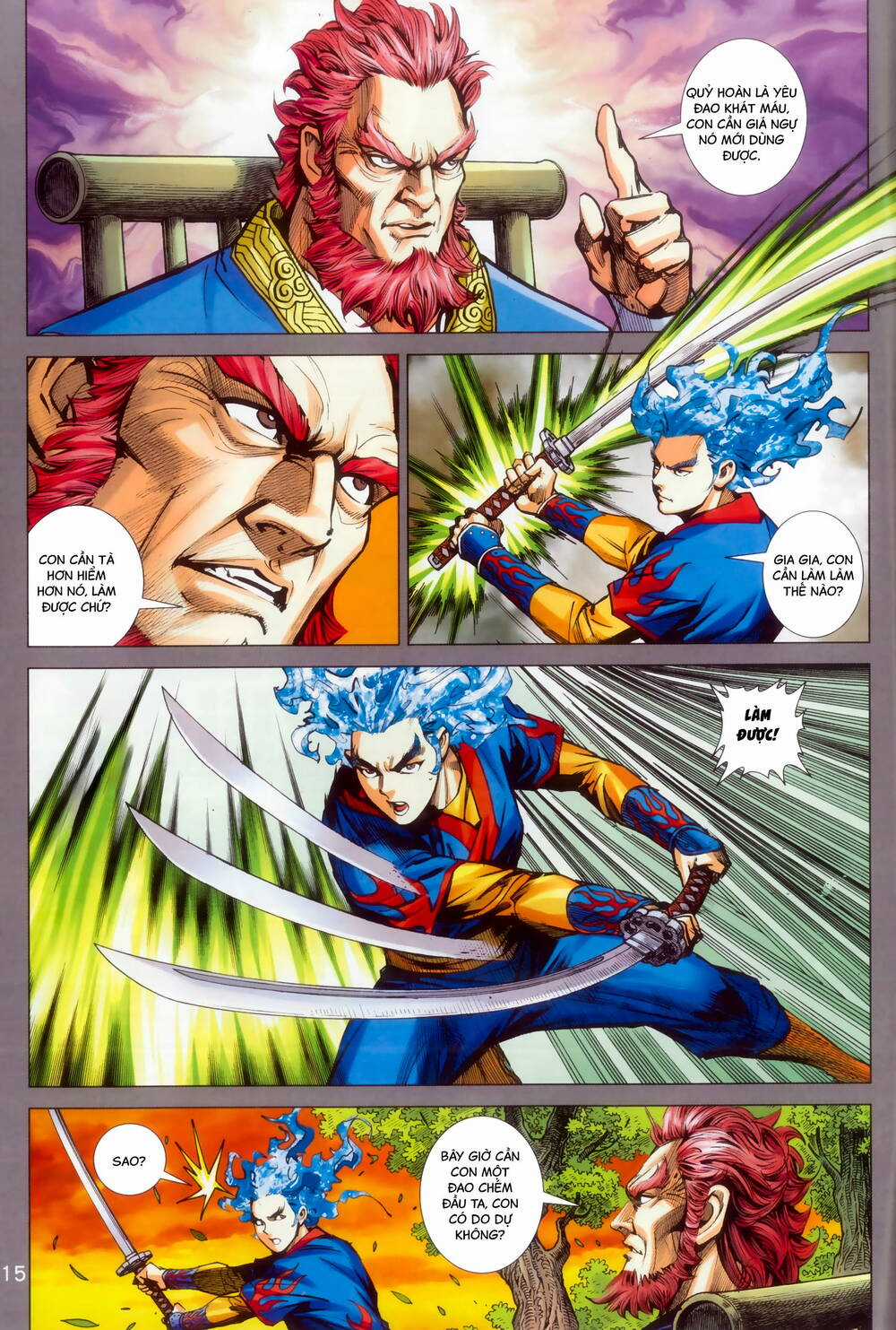 Long Hổ 5 Thế 3 Thế Cừu Chapter 93 trang 14