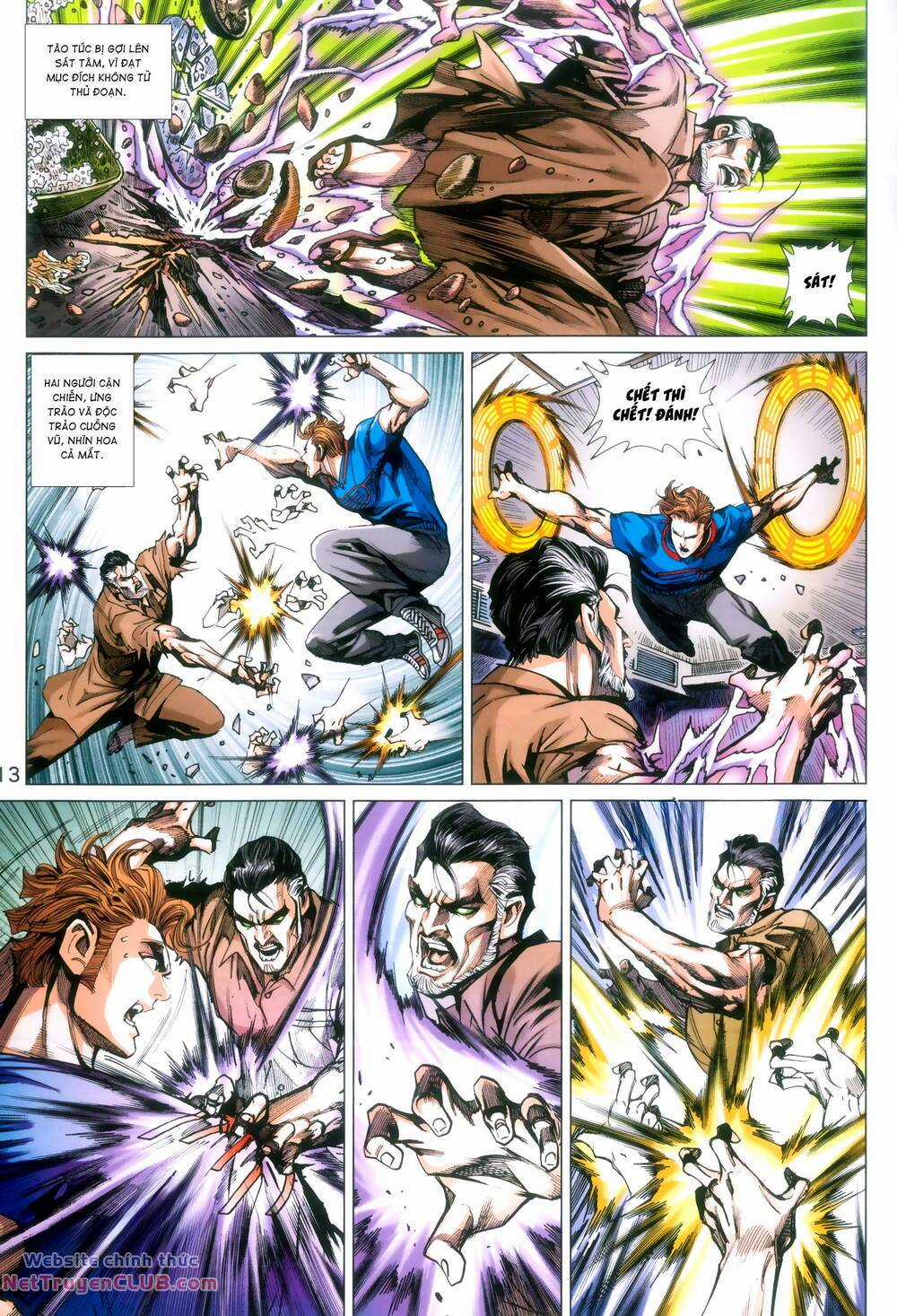 Long Hổ 5 Thế 3 Thế Cừu Chapter 96 trang 12