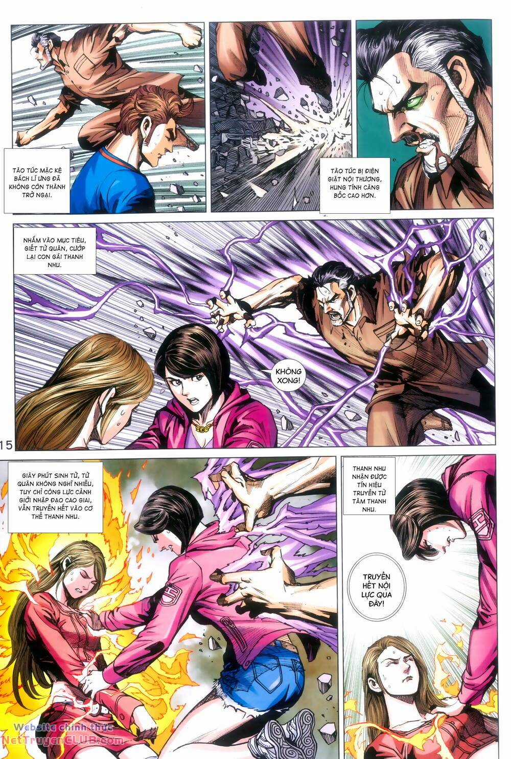 Long Hổ 5 Thế 3 Thế Cừu Chapter 96 trang 14