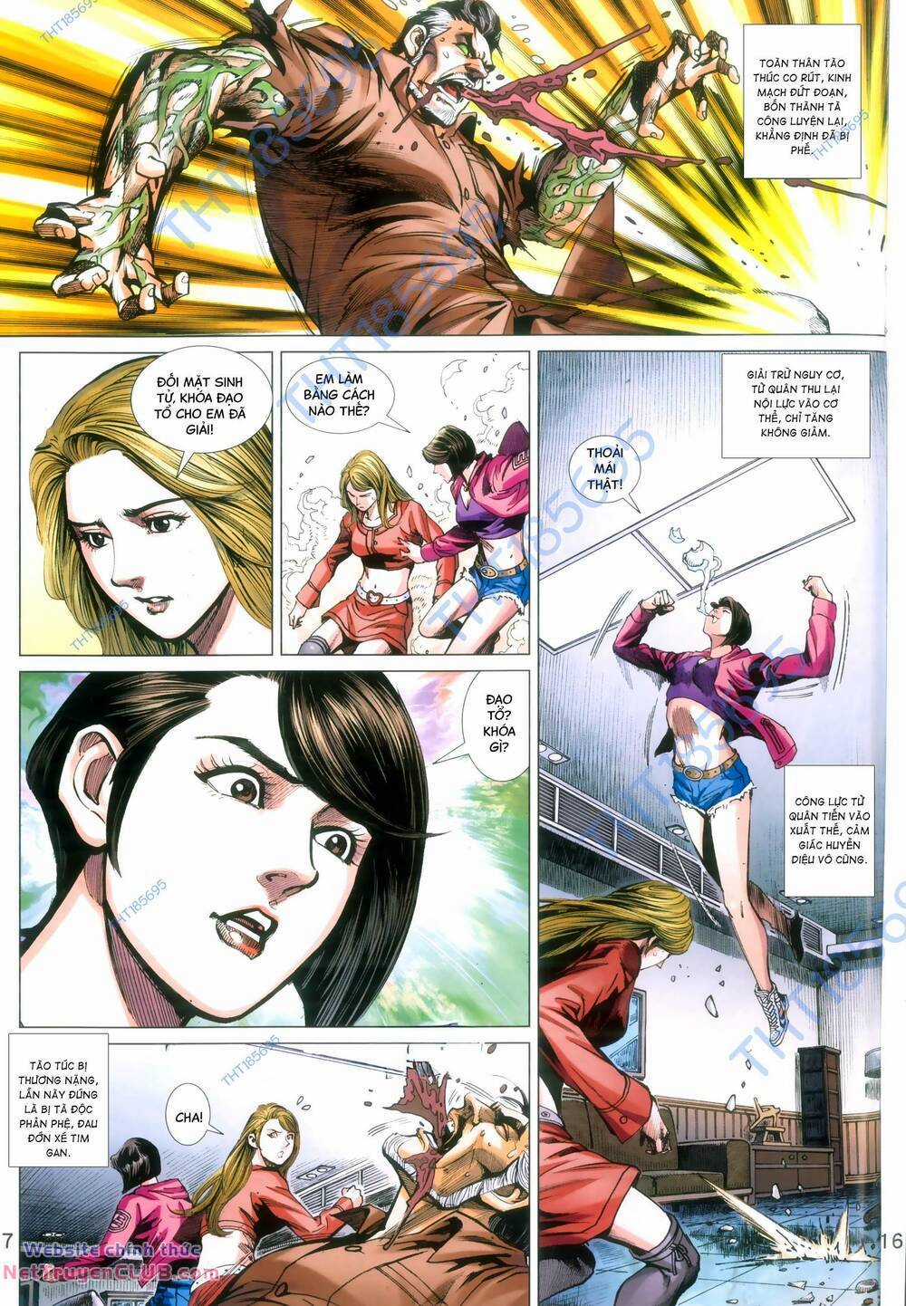 Long Hổ 5 Thế 3 Thế Cừu Chapter 96 trang 16