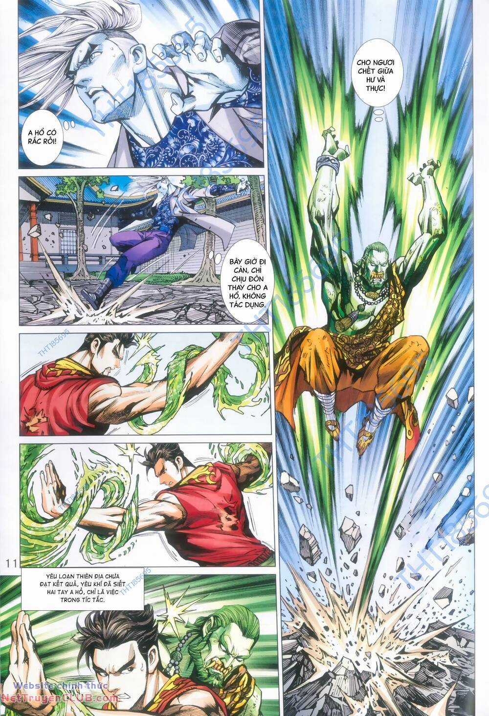 Long Hổ 5 Thế 3 Thế Cừu Chapter 98 trang 10