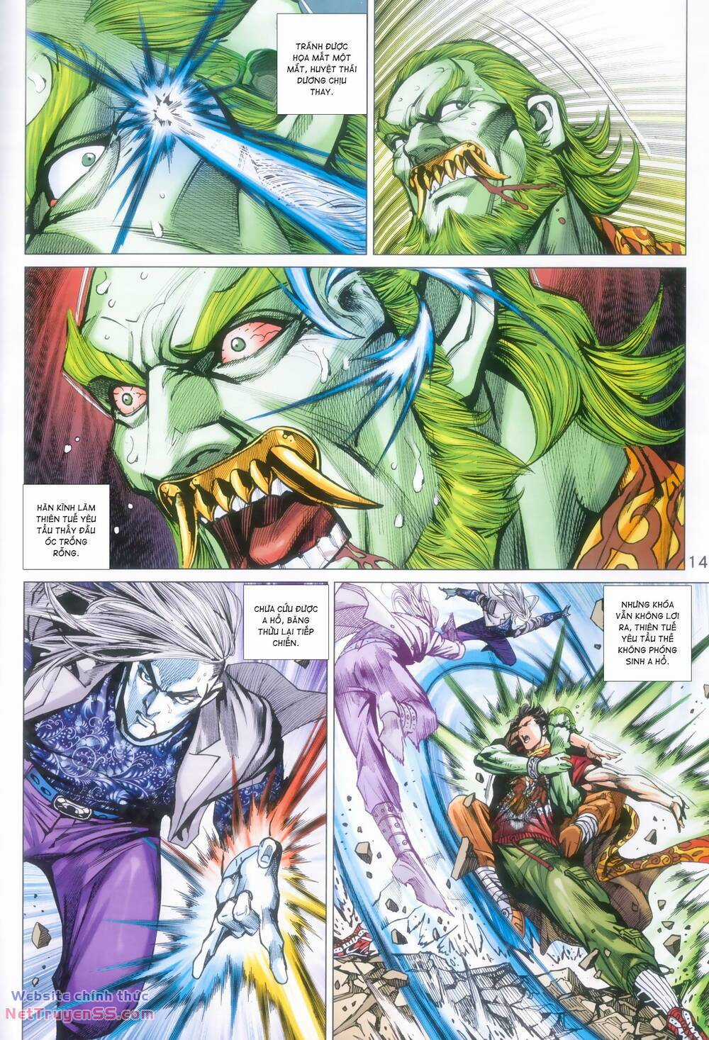 Long Hổ 5 Thế 3 Thế Cừu Chapter 98 trang 13