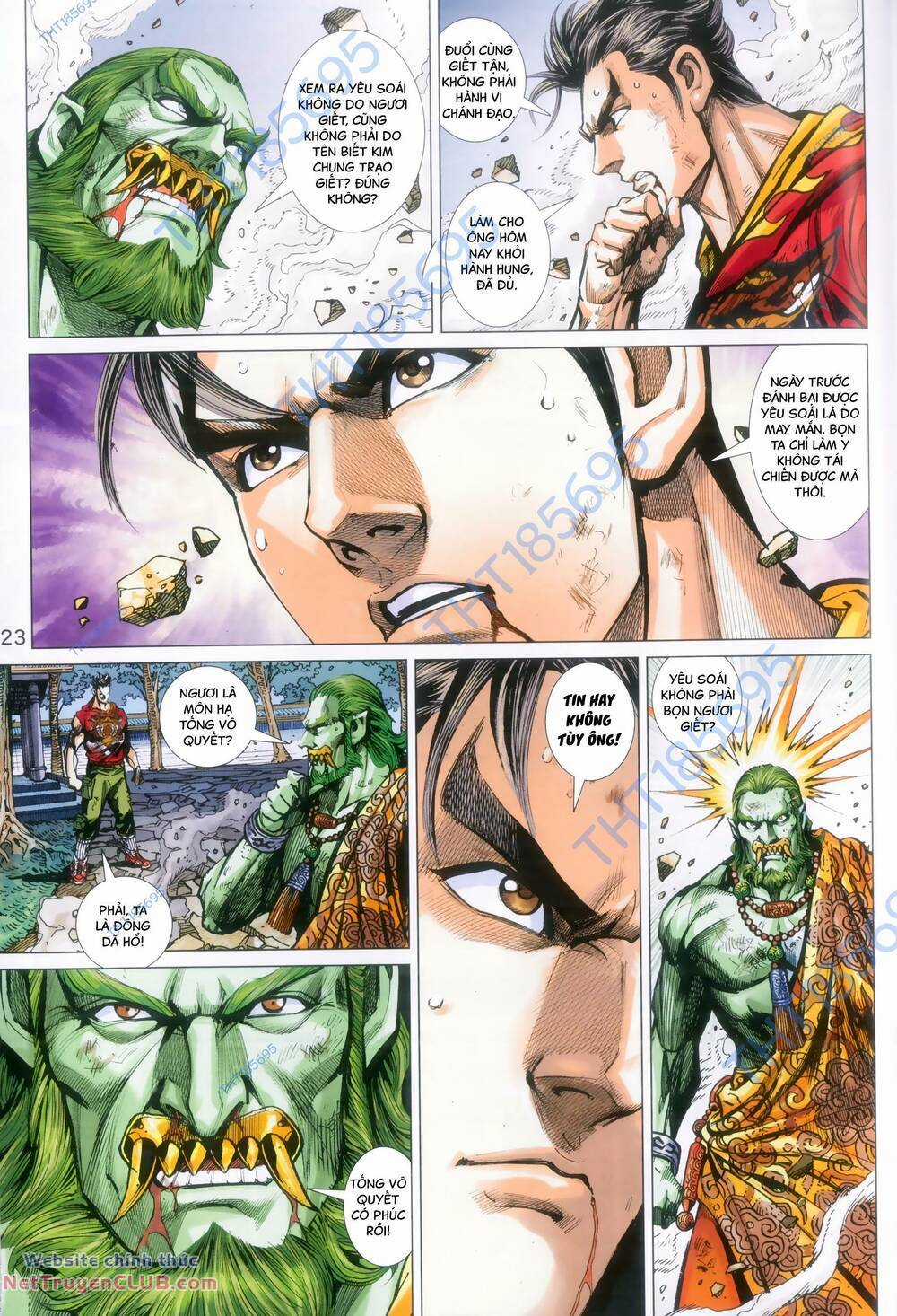 Long Hổ 5 Thế 3 Thế Cừu Chapter 98 trang 22