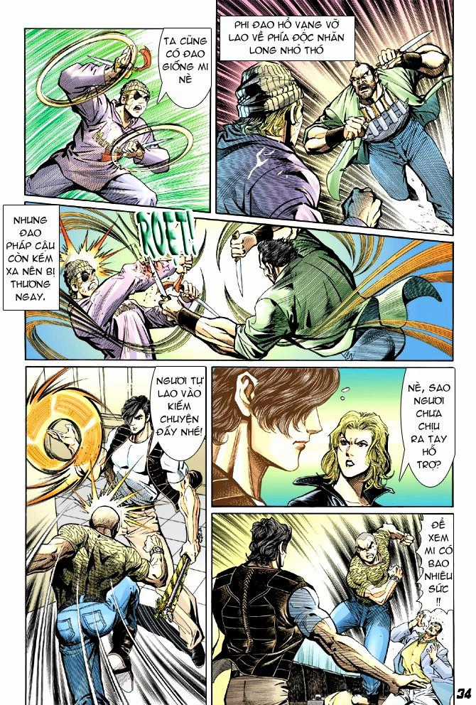 Long Hổ Môn Chapter 4 trang 34