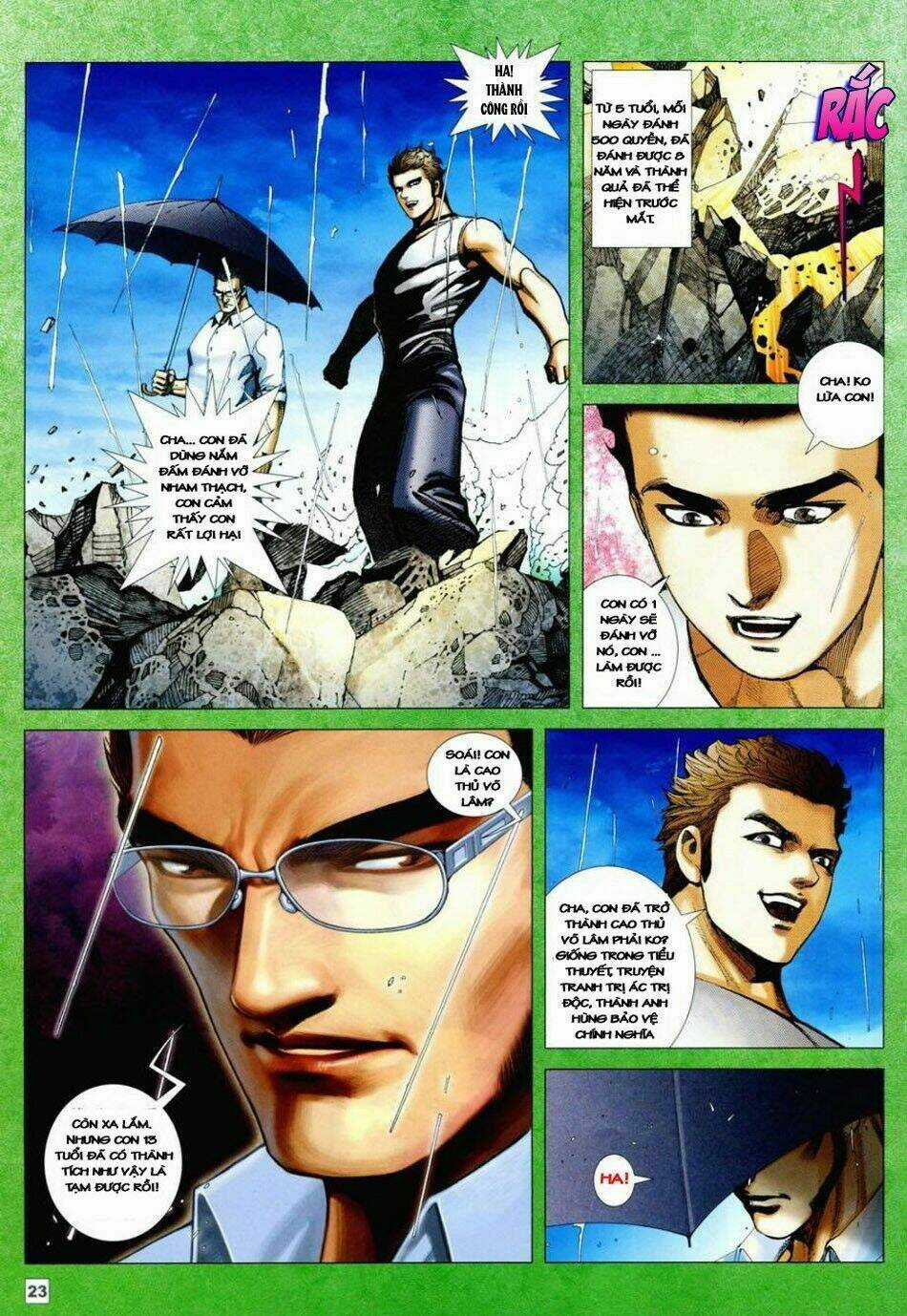 Long Hổ Soái Chapter 1 trang 23