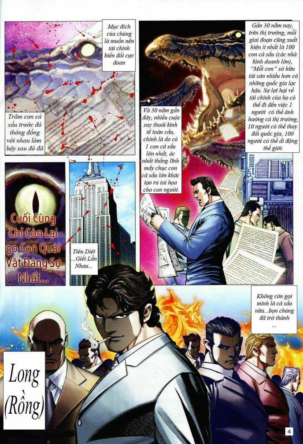 Long Hổ Soái Chapter 1 trang 4