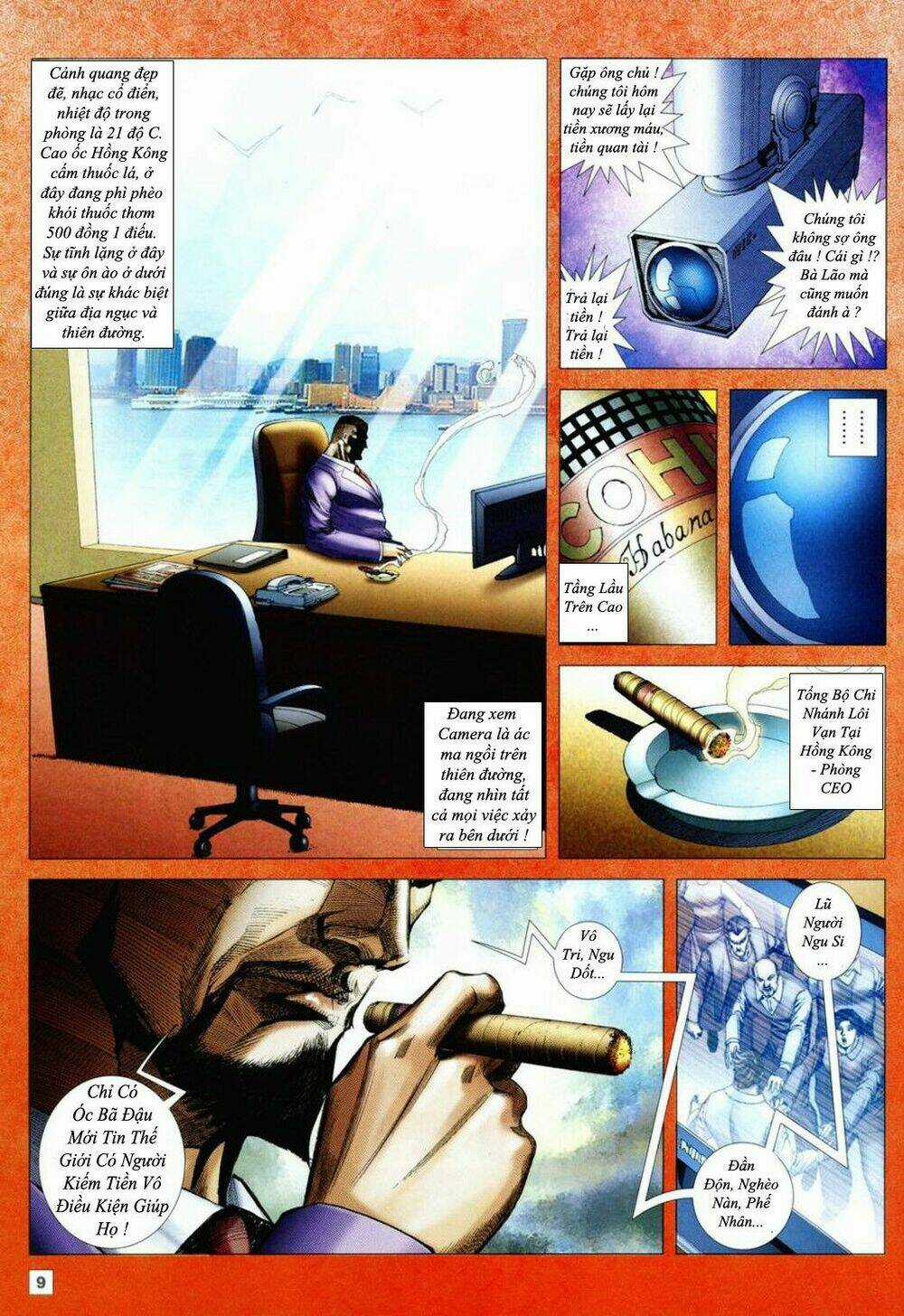 Long Hổ Soái Chapter 1 trang 9