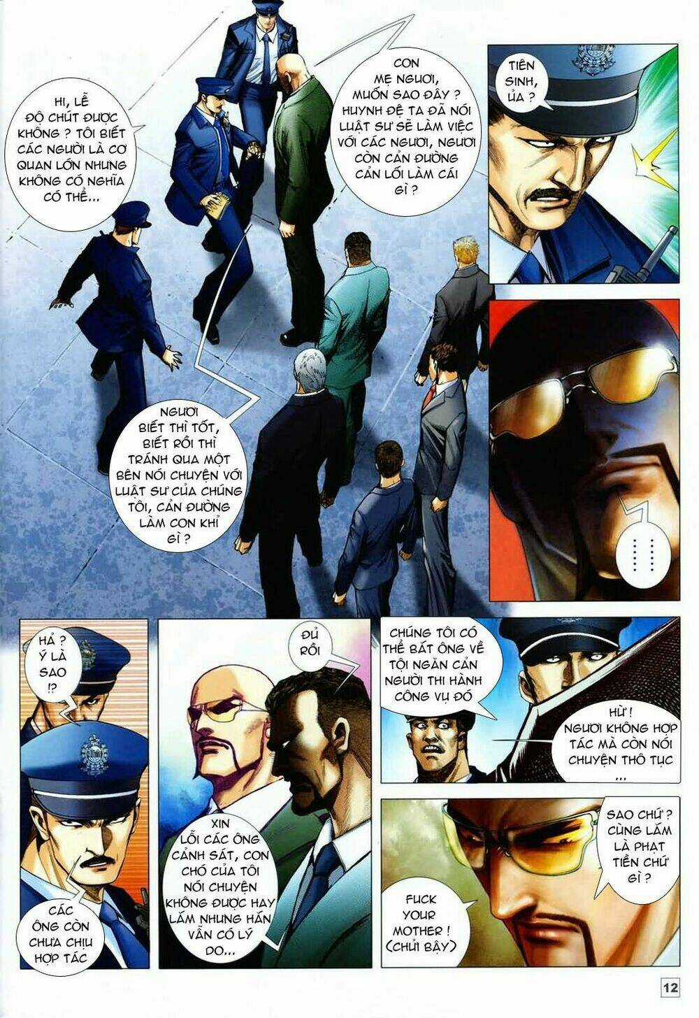 Long Hổ Soái Chapter 2 trang 12