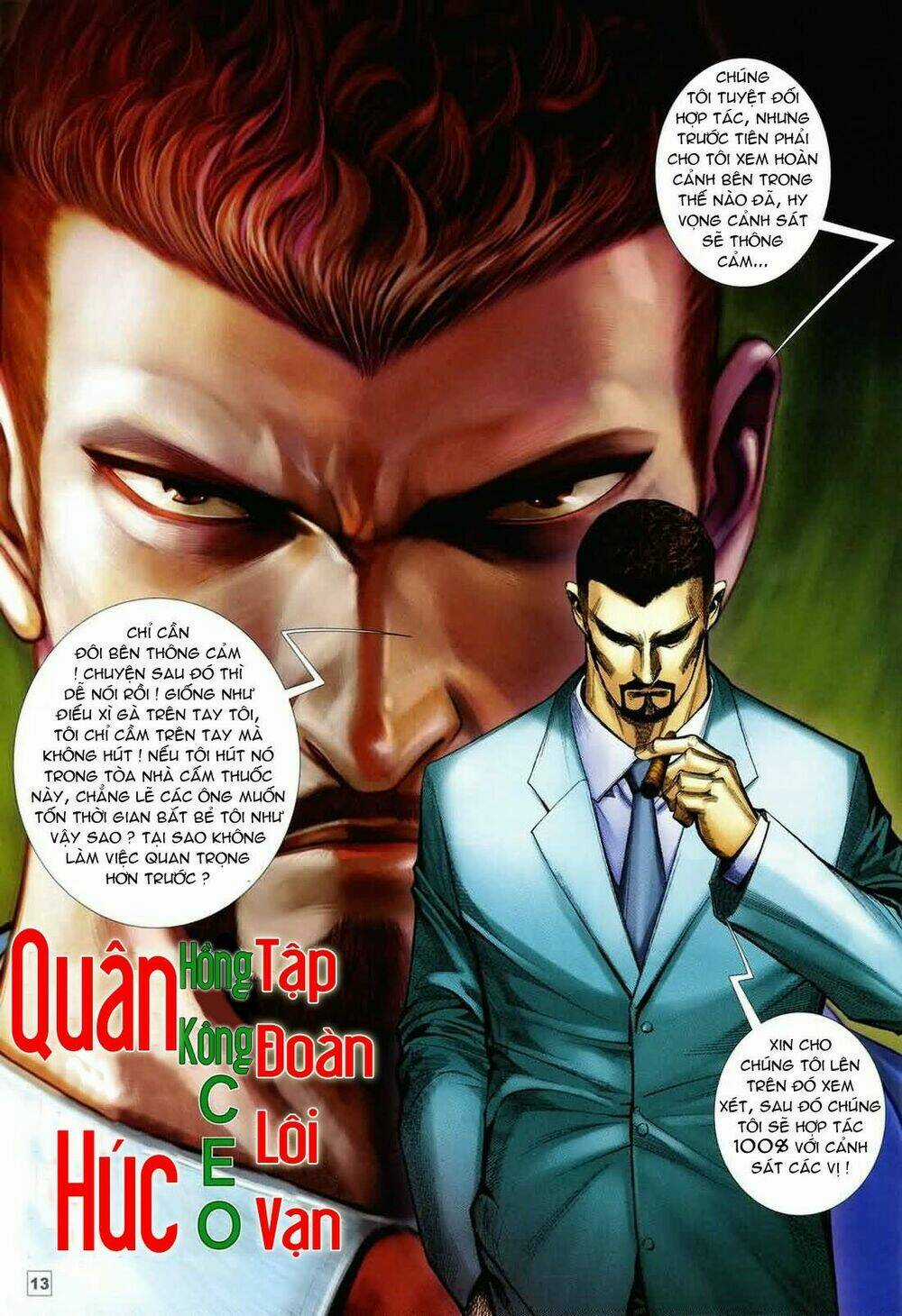 Long Hổ Soái Chapter 2 trang 13