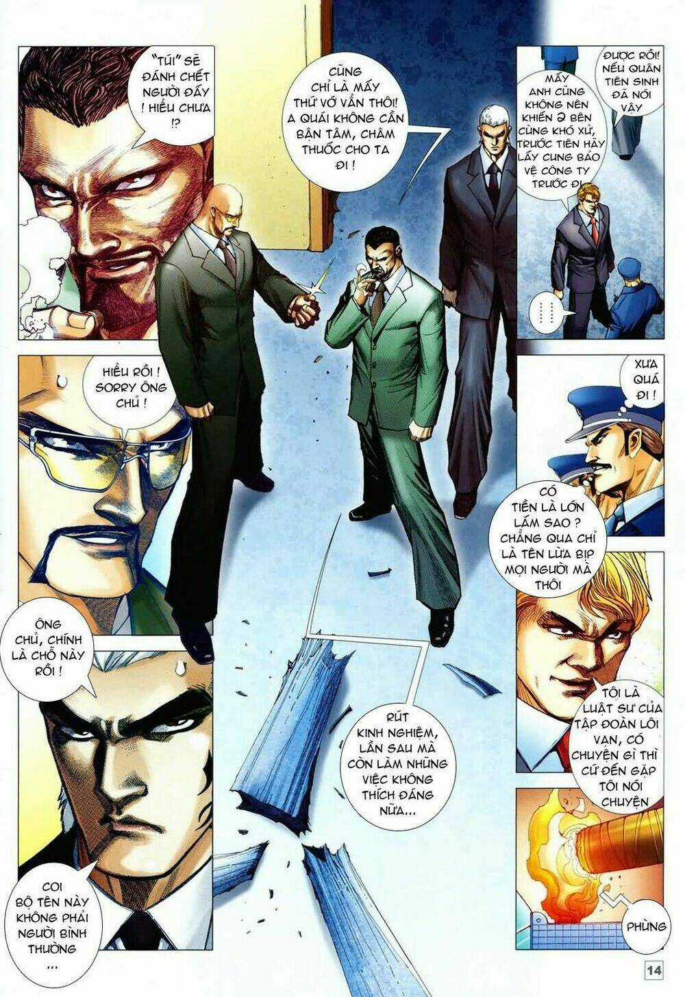 Long Hổ Soái Chapter 2 trang 14