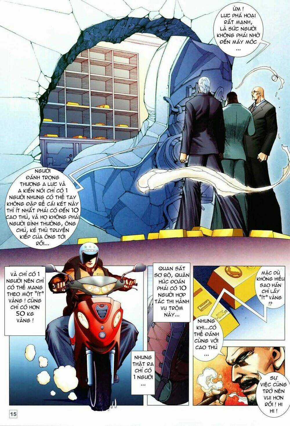 Long Hổ Soái Chapter 2 trang 15